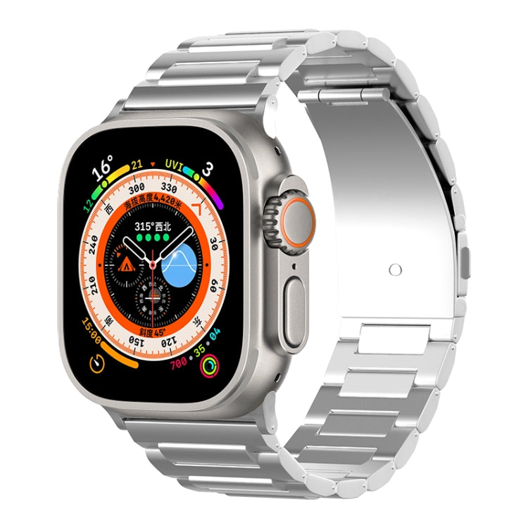 For Apple Watch SE 2022 44mm I-Shaped Titanium Watch Band(Sliver) - Watch Bands by PMC TechLife | Online Shopping South Africa | PMC TechLife