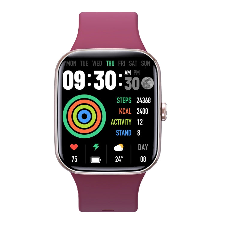 Q32 IP67 Waterproof Smart Bracelet Bluetooth Call Fitness Tracker(Wine Red) - Smart Watches by PMC TechLife | Online Shopping South Africa | PMC TechLife | Buy Now Pay Later Mobicred