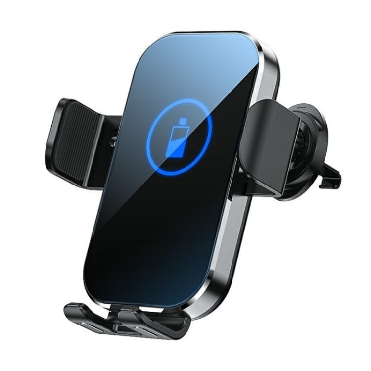 X10 15W Wireless Fast Charging Car Phone Navigation Holder(Silver) - Wireless Charger Holders by PMC TechLife | Online Shopping South Africa | PMC TechLife | Buy Now Pay Later Mobicred
