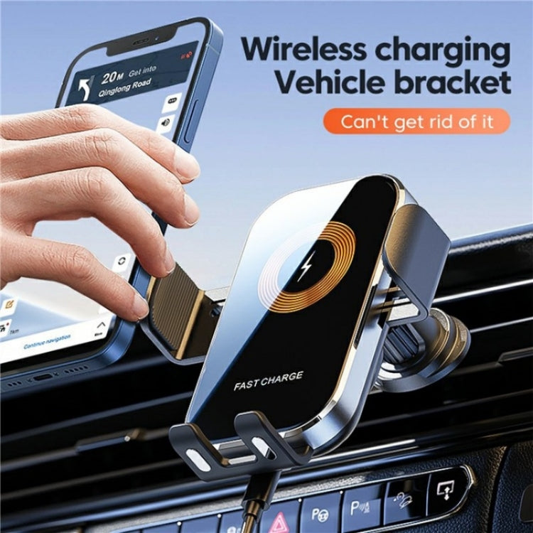 X12 Car Air Vent Touch Sensing Wireless Phone Charger Holder(Black) - Wireless Charger Holders by PMC TechLife | Online Shopping South Africa | PMC TechLife | Buy Now Pay Later Mobicred