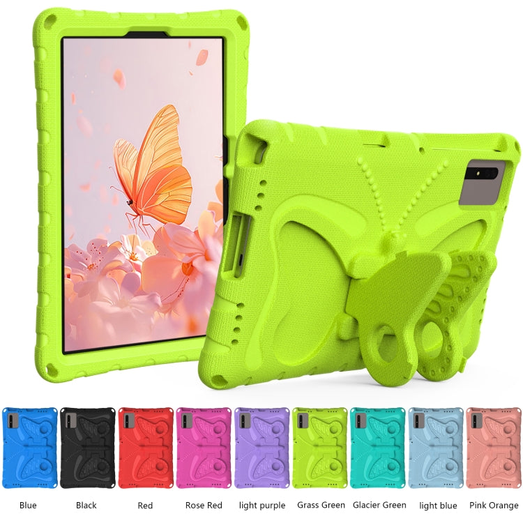 For Samsung Galaxy Tab S9 FE X510 Butterfly Bracket EVA Shockproof Tablet Case(Grass Green) - Galaxy Tab S9 FE by PMC Jewellery | Online Shopping South Africa | PMC Jewellery | Buy Now Pay Later Mobicred