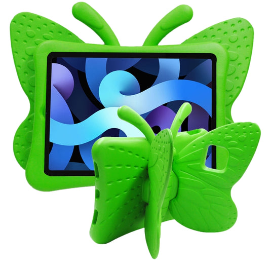 For iPad Air 11 2024 Butterfly Bracket Kids EVA Shockproof Tablet Case(Green) - iPad Air 11 2024 Cases by PMC Jewellery | Online Shopping South Africa | PMC Jewellery | Buy Now Pay Later Mobicred