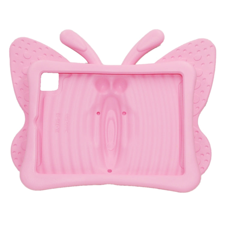 For iPad Pro 11 2024 Butterfly Bracket Kids EVA Shockproof Tablet Case(Pink) - iPad Pro 11 2024 Cases by PMC Jewellery | Online Shopping South Africa | PMC Jewellery | Buy Now Pay Later Mobicred