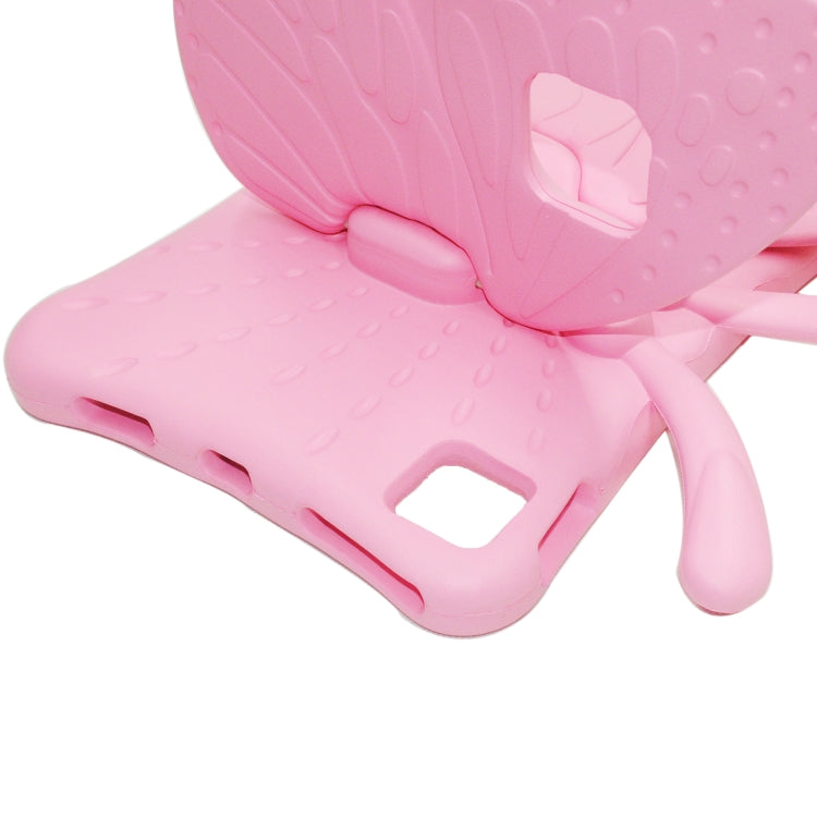 For iPad Pro 11 2024 Butterfly Bracket Kids EVA Shockproof Tablet Case(Pink) - iPad Pro 11 2024 Cases by PMC Jewellery | Online Shopping South Africa | PMC Jewellery | Buy Now Pay Later Mobicred