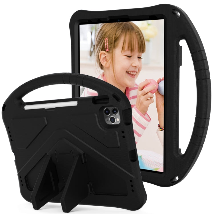 For iPad Pro 11 2024 EVA Shockproof Tablet Case with Holder(Black) - iPad Pro 11 2024 Cases by PMC TechLife | Online Shopping South Africa | PMC TechLife | Buy Now Pay Later Mobicred