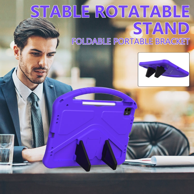 For iPad Air 13 2025 / 2024 EVA Shockproof Tablet Case with Holder(Purple) - iPad Air 13 2025 / 2024 Cases by PMC TechLife | Online Shopping South Africa | PMC TechLife | Buy Now Pay Later Mobicred