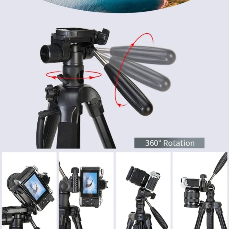 JMARY KP-2274 5-section Adjustable Monopod Multi-function Outdoor Photography Tripod - free shipping - PMC TechLife - Order now!