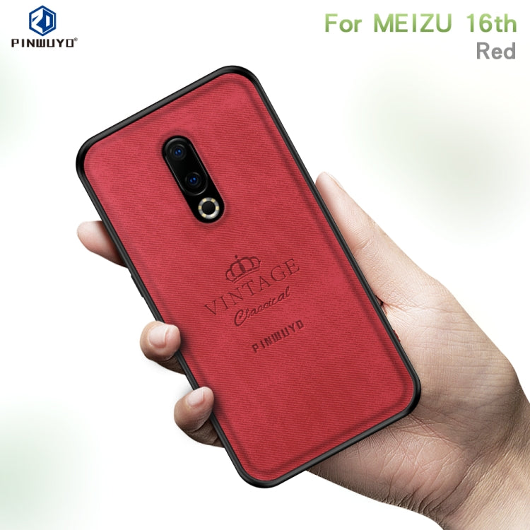 PINWUYO Shockproof Waterproof Full Coverage PC + TPU + Skin Protective Case for Meizu 16th(Gray) - Meizu by PINWUYO | Online Shopping South Africa | PMC Jewellery | Buy Now Pay Later Mobicred