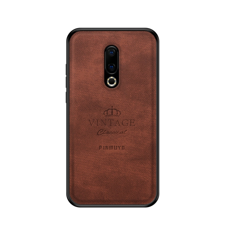 PINWUYO Shockproof Waterproof Full Coverage PC + TPU + Skin Protective Case for Meizu 16th(Brown) - Meizu by PINWUYO | Online Shopping South Africa | PMC Jewellery | Buy Now Pay Later Mobicred