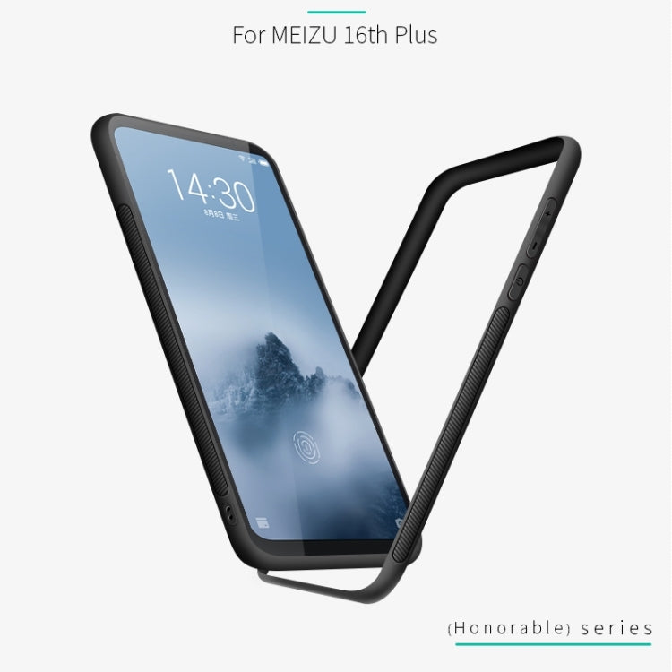 PINWUYO Shockproof Waterproof Full Coverage PC + TPU + Skin Protective Case for Meizu 16 Plus(Gray) - Meizu by PINWUYO | Online Shopping South Africa | PMC Jewellery | Buy Now Pay Later Mobicred