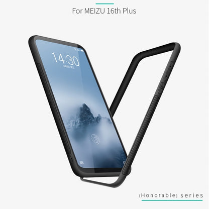 PINWUYO Shockproof Waterproof Full Coverage PC + TPU + Skin Protective Case for Meizu 16 Plus(Brown) - Meizu by PINWUYO | Online Shopping South Africa | PMC Jewellery | Buy Now Pay Later Mobicred