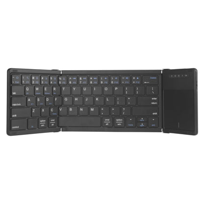 B077T With Touchpad Foldable PU Leather Wireless Bluetooth Keyboard - Wireless Keyboard by PMC Jewellery | Online Shopping South Africa | PMC Jewellery | Buy Now Pay Later Mobicred