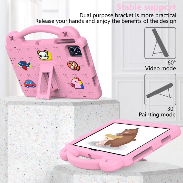 For Blackview Tab 80 10.1 2023 Handle Kickstand Children EVA Shockproof Tablet Case(Pink) - Others by PMC Jewellery | Online Shopping South Africa | PMC Jewellery | Buy Now Pay Later Mobicred