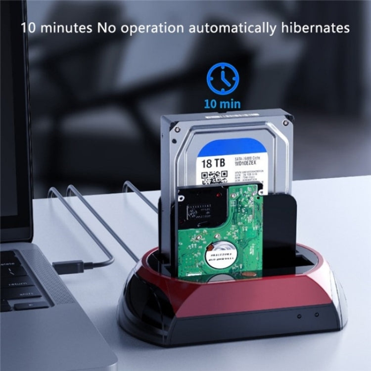 575D USB Hard Disk Holder Laptop Mobile Hard Disk Box 2.5 / 3.5inch SATA IDE HDD Base, Plug:UK Plug - HDD Enclosure by PMC Jewellery | Online Shopping South Africa | PMC Jewellery | Buy Now Pay Later Mobicred