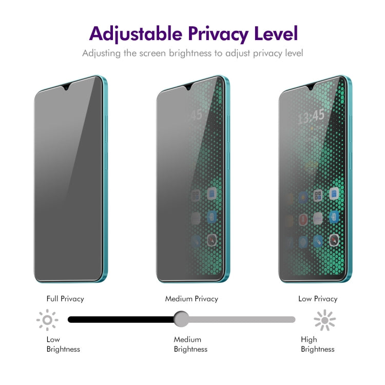 For Tecno Spark 9 ENKAY Hat-Prince 28 Degree Anti-peeping Privacy Tempered Glass Film - Tecno Tempered Glass by ENKAY | Online Shopping South Africa | PMC Jewellery | Buy Now Pay Later Mobicred