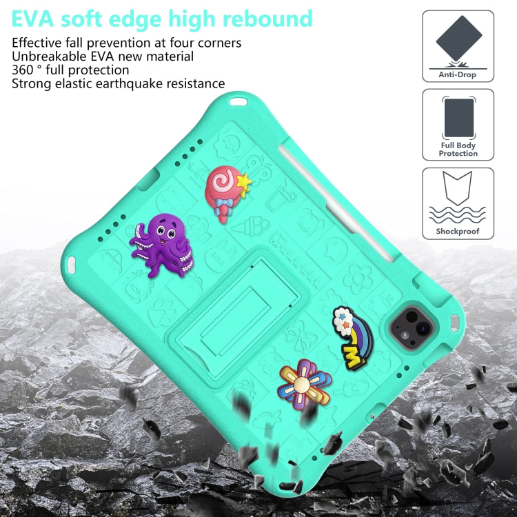 For iPad Pro 11 2024 Hi Baby EVA Full Body Tablet Case with Strap(Mint Green) - iPad Pro 11 2024 Cases by PMC TechLife | Online Shopping South Africa | PMC TechLife | Buy Now Pay Later Mobicred