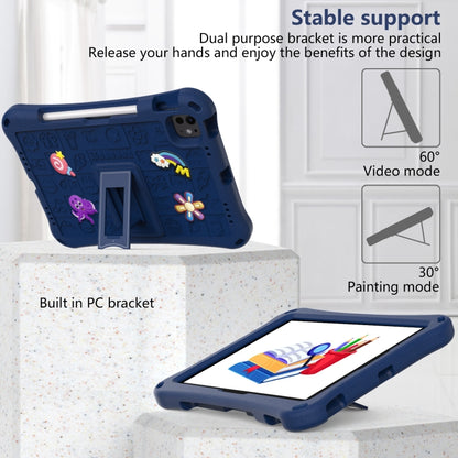 For iPad Pro 11 2024 Hi Baby EVA Full Body Tablet Case with Strap(Navy Blue) - iPad Pro 11 2024 Cases by PMC Jewellery | Online Shopping South Africa | PMC Jewellery | Buy Now Pay Later Mobicred