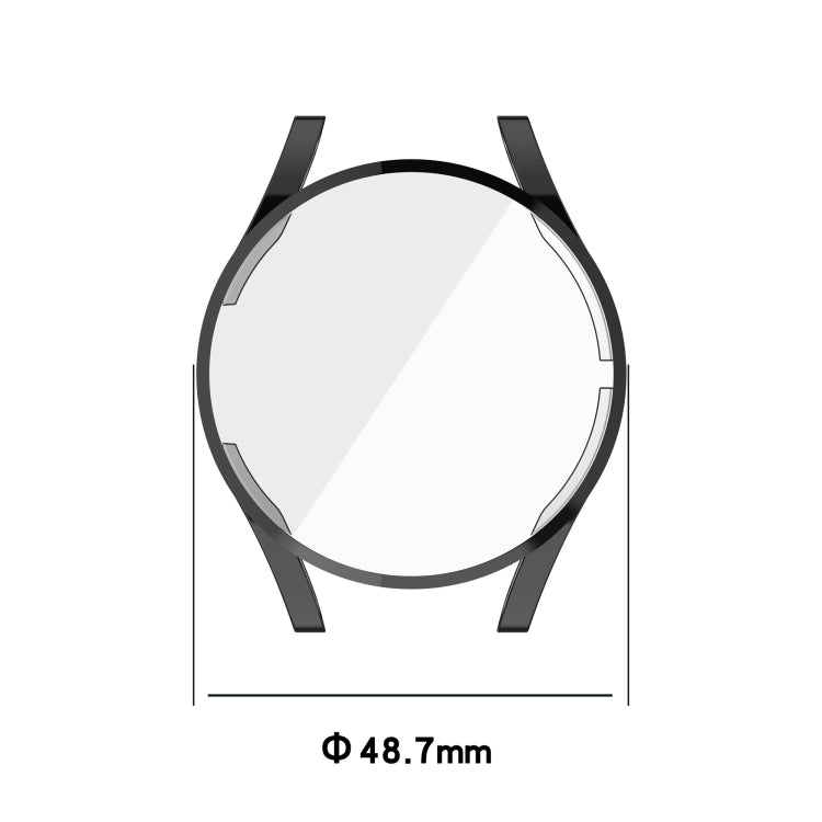 For Samsung Galaxy Watch FE 40mm Full Coverage TPU Electroplated Watch Protective Case(Red) - Watch Cases by PMC TechLife | Online Shopping South Africa | PMC TechLife | Buy Now Pay Later Mobicred