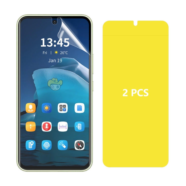 For Motorola Moto G Play 2024 2pcs ENKAY Full Full Glue Coverage Soft Explosion-proof Hydrogel Film - Others by ENKAY | Online Shopping South Africa | PMC Jewellery | Buy Now Pay Later Mobicred