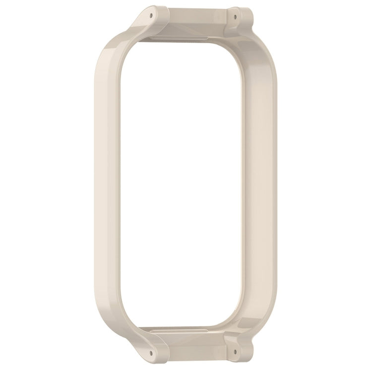 For Xiaomi Smart Band 8 Active Half Pack PC Watch Protective Case(Creamy White) - Watch Cases by PMC TechLife | Online Shopping South Africa | PMC TechLife | Buy Now Pay Later Mobicred