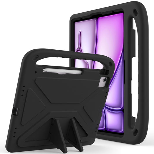 For iPad Pro 13 2024 Handle EVA Shockproof Tablet Case with Holder(Black) - iPad Pro 13 2024 Cases by PMC Jewellery | Online Shopping South Africa | PMC Jewellery | Buy Now Pay Later Mobicred