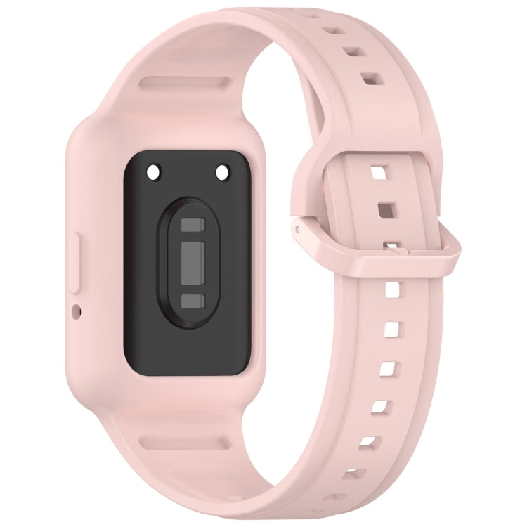 For Samsung Galaxy Fit3 Two Color Frame Integrated Silicone Watch Band(Light Pink) - free shipping - PMc TechLife - Order now!