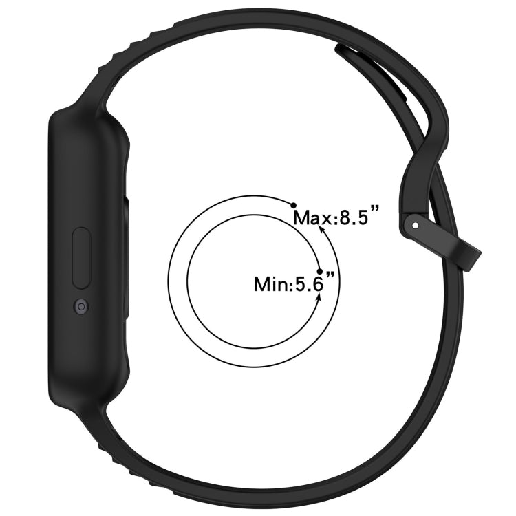 For Samsung Galaxy Fit3 Two Color Frame Integrated Silicone Watch Band(Orange) - free shipping - PMc TechLife - Order now!