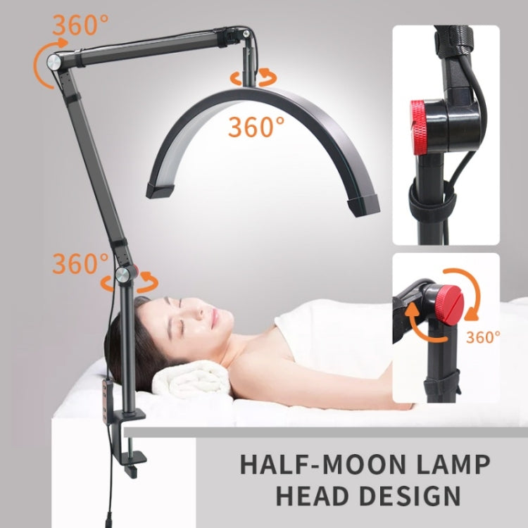 HD-M3X Pro 16 inch Adjustable Brightness Beauty Light Half Moon Light Eyelash Tech Lamp, Plug:US Plug(Black) - Selfie Light by PMC TechLife | Online Shopping South Africa | PMC TechLife | Buy Now Pay Later Mobicred
