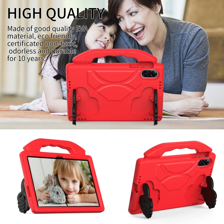 For Honor Pad X8 Pro 11.2 2023 Children EVA Shockproof Tablet Case with Thumb Bracket(Red) - Honor by PMC TechLife | Online Shopping South Africa | PMC TechLife | Buy Now Pay Later Mobicred