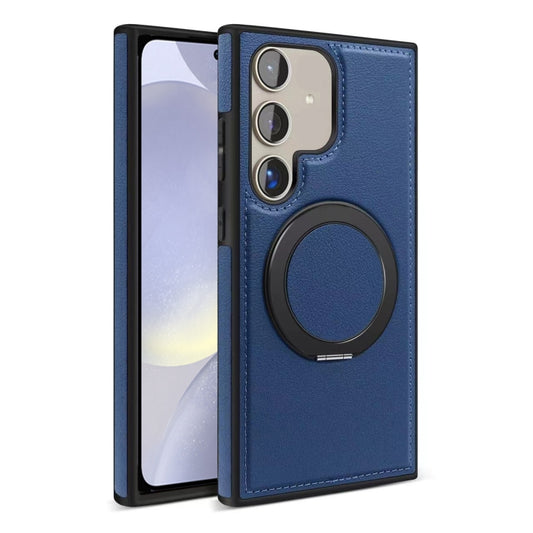 For Samsung Galaxy S24+ 5G Yashi 360 Degree Rotating MagSafe Bracket Phone Case(Blue) - Galaxy S24+ 5G Cases by PMC Jewellery | Online Shopping South Africa | PMC Jewellery | Buy Now Pay Later Mobicred