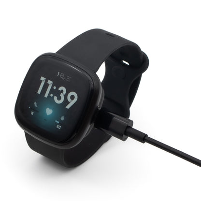 For Fitbit Sense Portable Detachable USB-C / Type-C Interface Smart Watch Magnetic Charger(Black) - Charger by PMC Jewellery | Online Shopping South Africa | PMC Jewellery | Buy Now Pay Later Mobicred