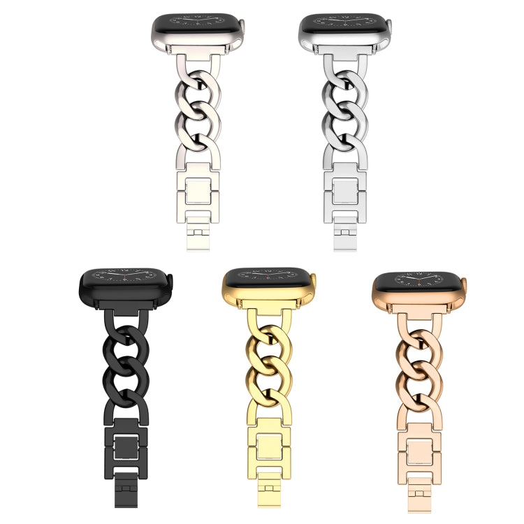 For Apple Watch Ultra 49mm Quick-Release Metal Chain Watch Band(Gold) - free shipping - PMC TechLife - Order now!