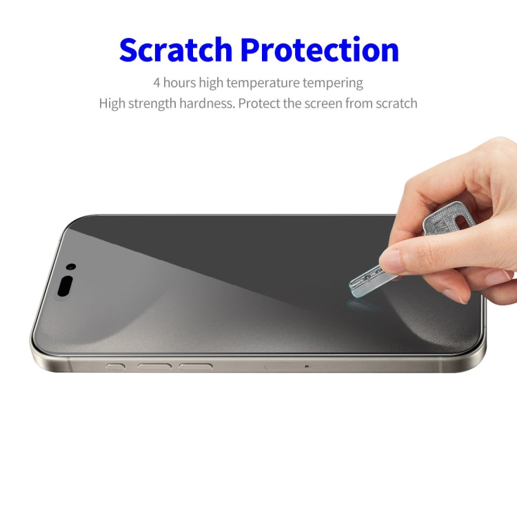 For iPhone 15 Pro Max 5pcs ENKAY Hat-Prince 28 Degree Anti-peeping Privacy Tempered Glass Film - iPhone 15 Pro Max Tempered Glass by ENKAY | Online Shopping South Africa | PMC Jewellery | Buy Now Pay Later Mobicred