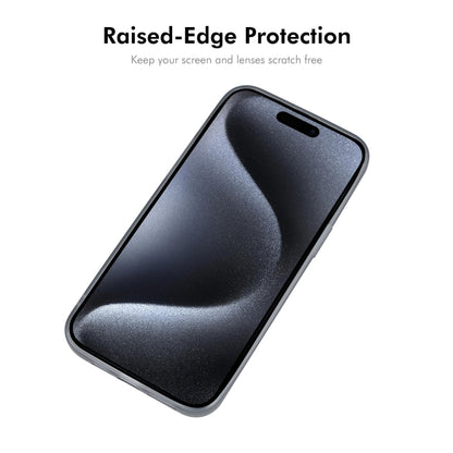 For iPhone 16 Pro ENKAY Hat-Prince Translucent Matte TPU Phone Case + 9H Big Arc Edge Film(White) - iPhone 16 Pro Cases by ENKAY | Online Shopping South Africa | PMC Jewellery | Buy Now Pay Later Mobicred