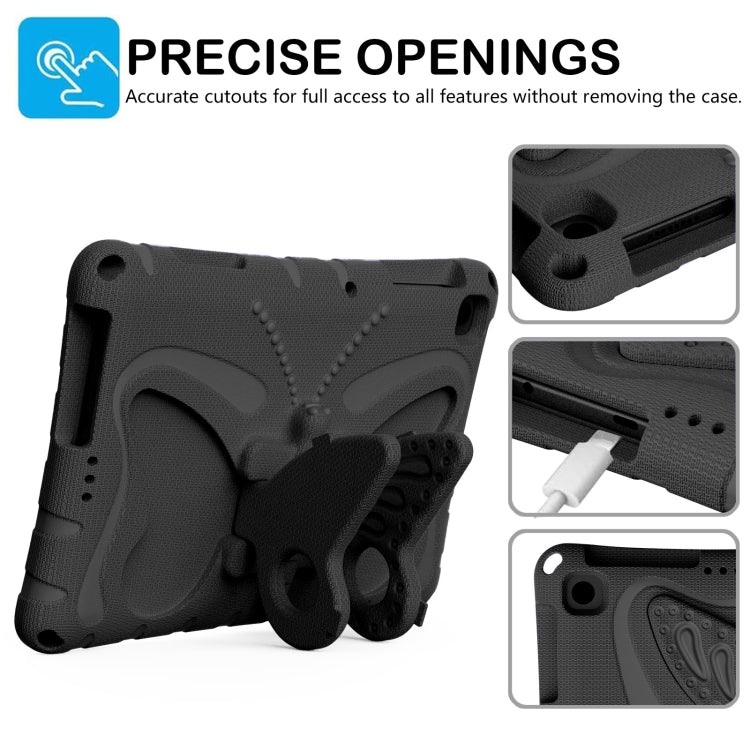 For Honor Pad X8 / X8 Lite 10.1 Butterfly Bracket EVA Shockproof Tablet Case(Black) - Honor by PMC TechLife | Online Shopping South Africa | PMC TechLife | Buy Now Pay Later Mobicred