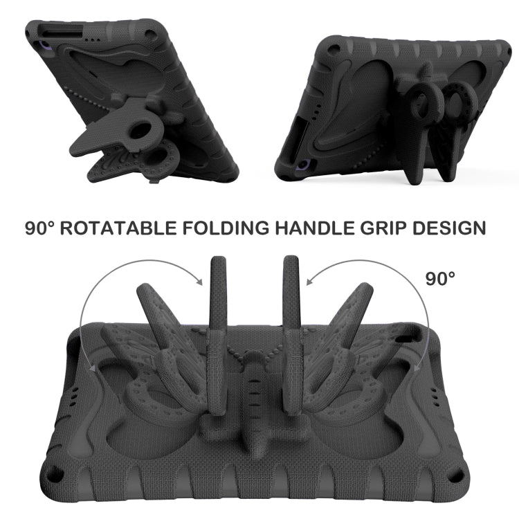 For Honor Pad X8 / X8 Lite 10.1 Butterfly Bracket EVA Shockproof Tablet Case(Black) - Honor by PMC TechLife | Online Shopping South Africa | PMC TechLife | Buy Now Pay Later Mobicred