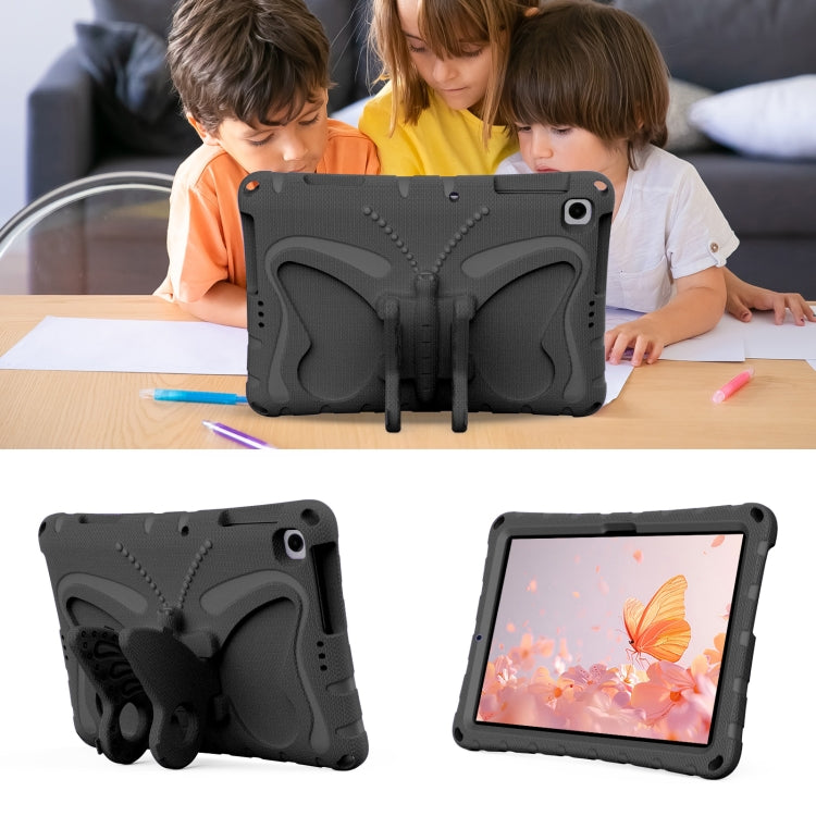 For Honor Pad X8 / X8 Lite 10.1 Butterfly Bracket EVA Shockproof Tablet Case(Black) - Honor by PMC TechLife | Online Shopping South Africa | PMC TechLife | Buy Now Pay Later Mobicred