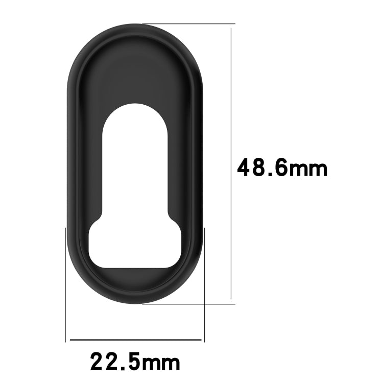 For Xiaomi Mi Band 8 NFC Glossy Surface Silicone Watch Protective Case(Original Red) - Watch Cases by PMC TechLife | Online Shopping South Africa | PMC TechLife | Buy Now Pay Later Mobicred