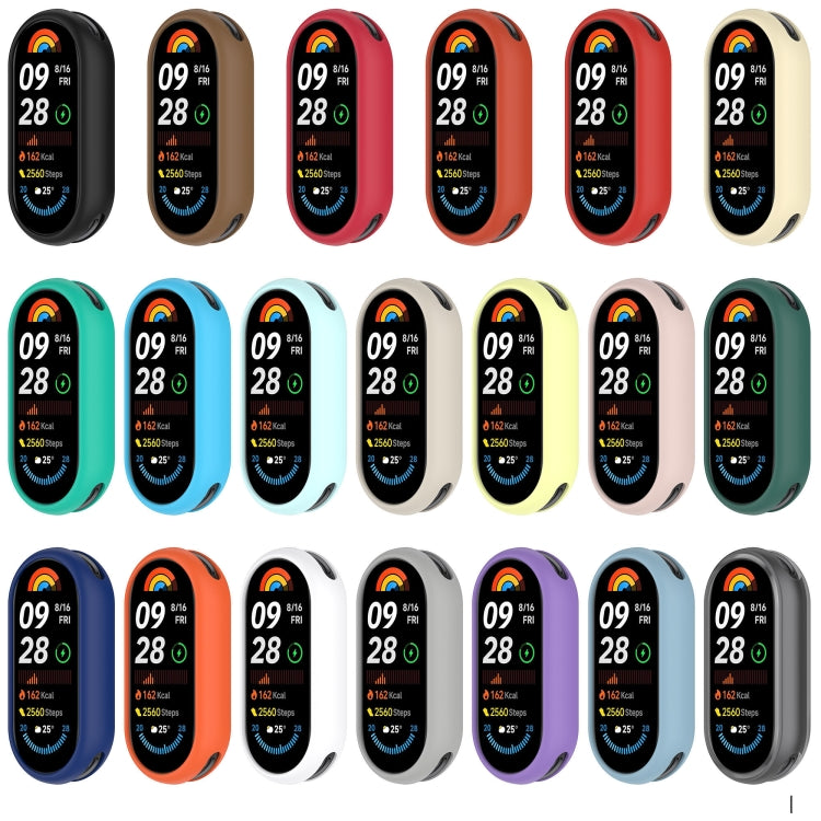 For Xiaomi Mi Band 8 NFC Glossy Surface Silicone Watch Protective Case(Original Red) - Watch Cases by PMC TechLife | Online Shopping South Africa | PMC TechLife | Buy Now Pay Later Mobicred