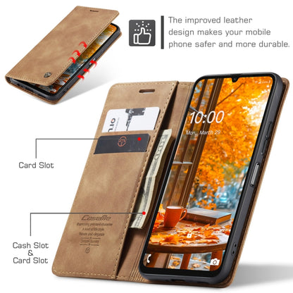 For Samsung Galaxy A06 CaseMe 013 Multifunctional Horizontal Flip Leather Phone Case(Brown) - Galaxy Phone Cases by CaseMe | Online Shopping South Africa | PMC Jewellery | Buy Now Pay Later Mobicred