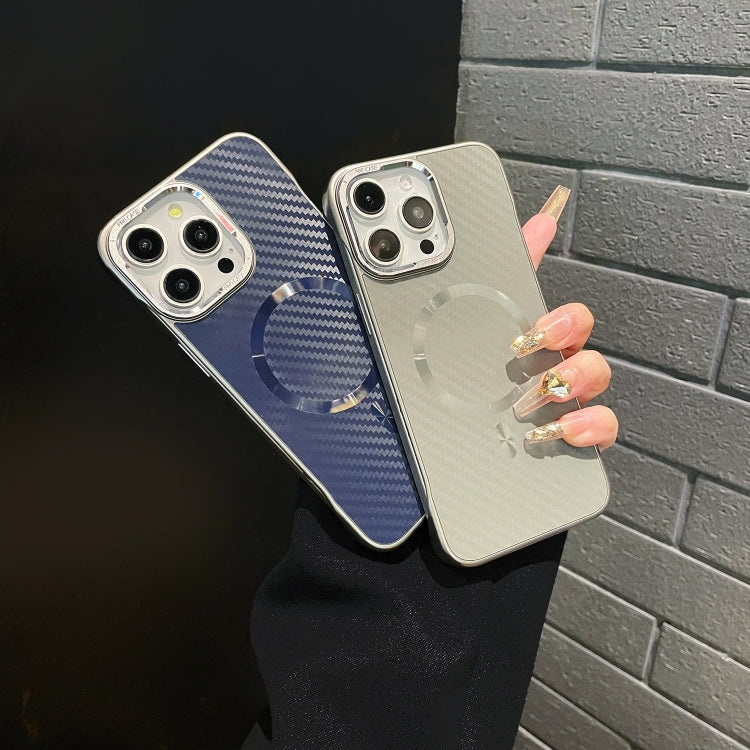 For iPhone 16 AG Carbon Fiber Frameless MagSafe Phone Case(Gold) - iPhone 16 Cases by PMc TechLife | Online Shopping South Africa | PMc TechLife | Buy Now Pay Later Mobicred