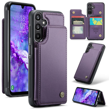 For Samsung Galaxy A16 5G CaseMe C22 Card Slots Holder RFID Anti-theft Phone Case(Purple) - Galaxy Phone Cases by CaseMe | Online Shopping South Africa | PMC Jewellery | Buy Now Pay Later Mobicred