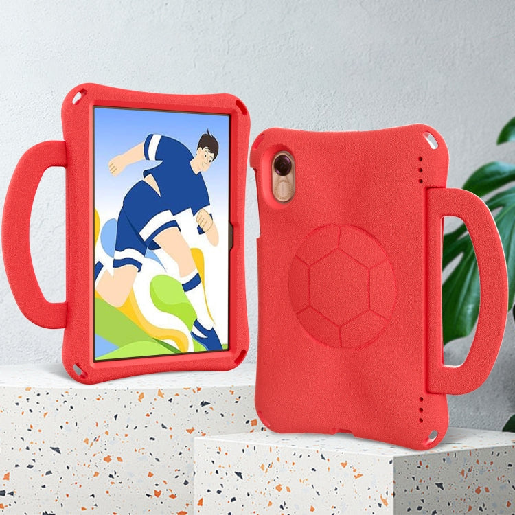 For Honor Pad X9 Handle Football Shaped EVA Shockproof Tablet Case(Red) - Honor by PMC TechLife | Online Shopping South Africa | PMC TechLife | Buy Now Pay Later Mobicred