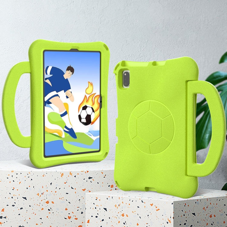 For Huawei MatePad 10.4 2020 / 2022 Handle Football Shaped EVA Shockproof Tablet Case(Grass Green) - Huawei by PMC TechLife | Online Shopping South Africa | PMC TechLife | Buy Now Pay Later Mobicred