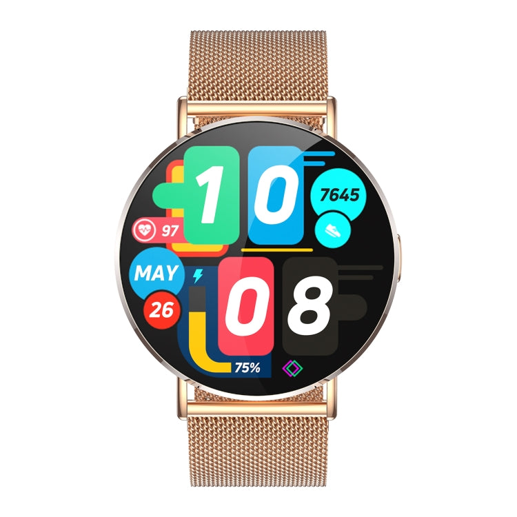 KM88 1.32 inch Color Screen Smart Watch, Support Bluetooth Call / Health Monitoring(Gold) - Smart Watches by PMC TechLife | Online Shopping South Africa | PMC TechLife | Buy Now Pay Later Mobicred