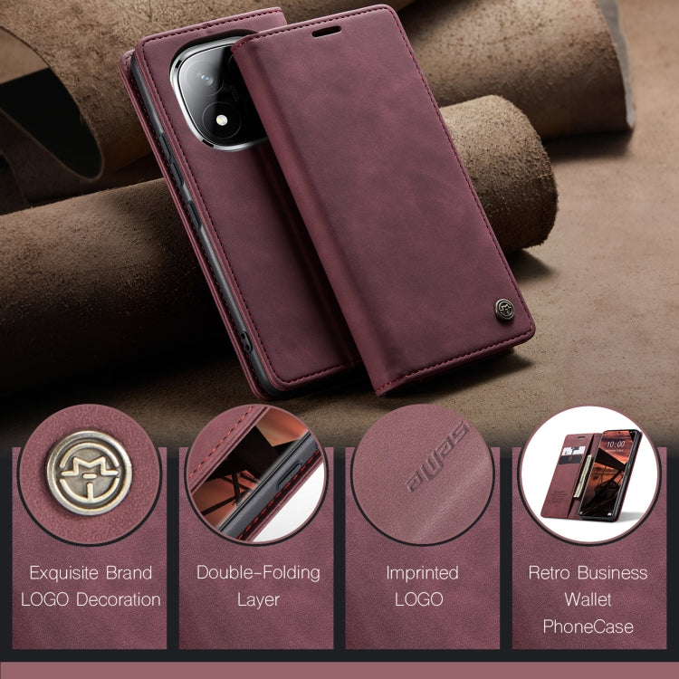 For Redmi Note 14 Pro 5G CaseMe 013 Multifunctional Horizontal Flip Leather Phone Case(Red) - Note 14 Pro Cases by CaseMe | Online Shopping South Africa | PMC Jewellery | Buy Now Pay Later Mobicred