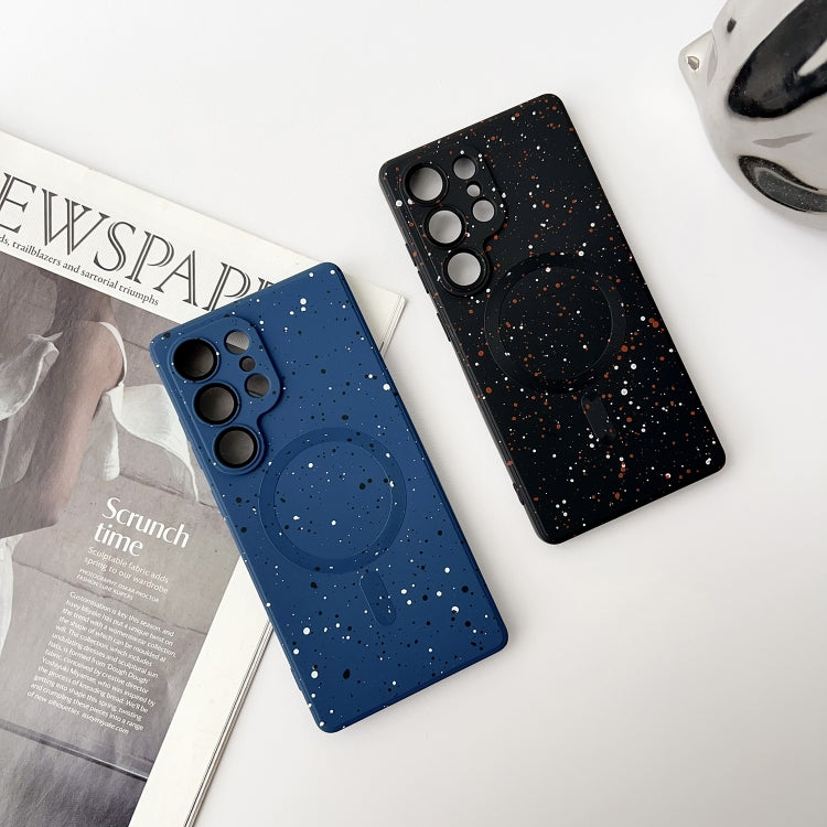 For Samsung Galaxy S25+ 5G Starry Sky TPU Shockproof MagSafe Phone Case(Dark Blue) - Galaxy S25+ 5G Cases by PMC Jewellery | Online Shopping South Africa | PMC Jewellery | Buy Now Pay Later Mobicred