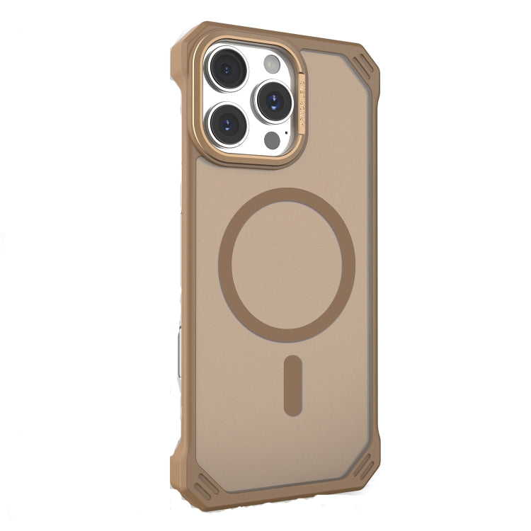 For iPhone 16 Pro Starshield Frameless MagSafe PC Phone Case(Desert Gold) - iPhone 16 Pro Cases by PMc TechLife | Online Shopping South Africa | PMc TechLife | Buy Now Pay Later Mobicred