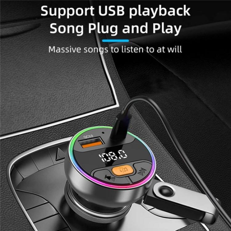 C9S QC3.0 PD 30W Charger FM Transmitter Multifunctional Bluetooth Car MP3 Player - Bluetooth Car Kits by PMC TechLife | Online Shopping South Africa | PMC TechLife | Buy Now Pay Later Mobicred