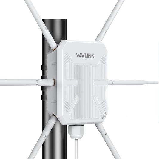 WAVLINK WN588HX3 AX3000 Outdoor WiFi Extender with 6 Antennas Dual Band WiFi Repeater, Plug:US Plug - Wireless Routers by WAVLINK | Online Shopping South Africa | PMC Jewellery | Buy Now Pay Later Mobicred